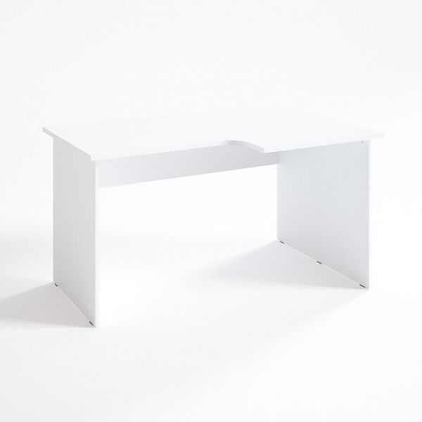 Стол угловой правый СП14.9.7(16), 1400х900/680х750 мм, белый шагр