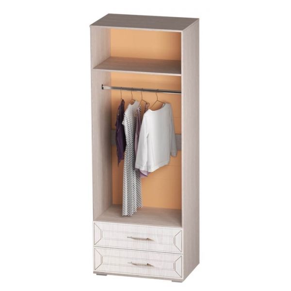 Шкаф 2-х створчатый Британика 802х510х2176 дуб атланта/F22