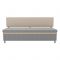 Кухонный прямой диван «Стайл», рогожка, цвет бежевый / коричневый