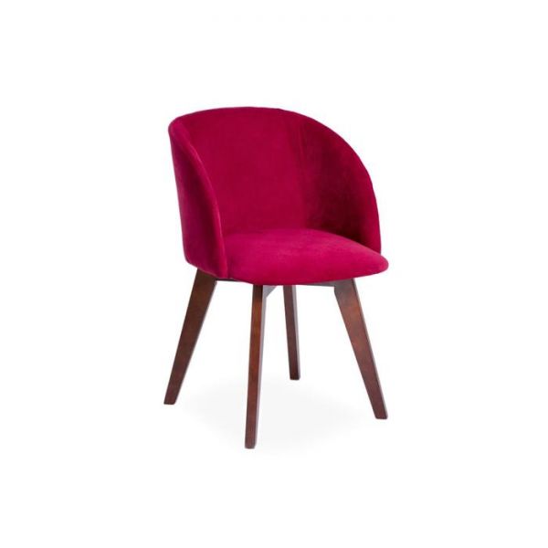 Стул Милли Тайту 26 бордовый велюр/ Стандарт массив Черешня