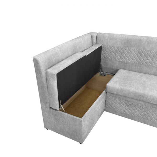 Кухонный уголок «Фантазия», левый угол, цвет эмилия смок