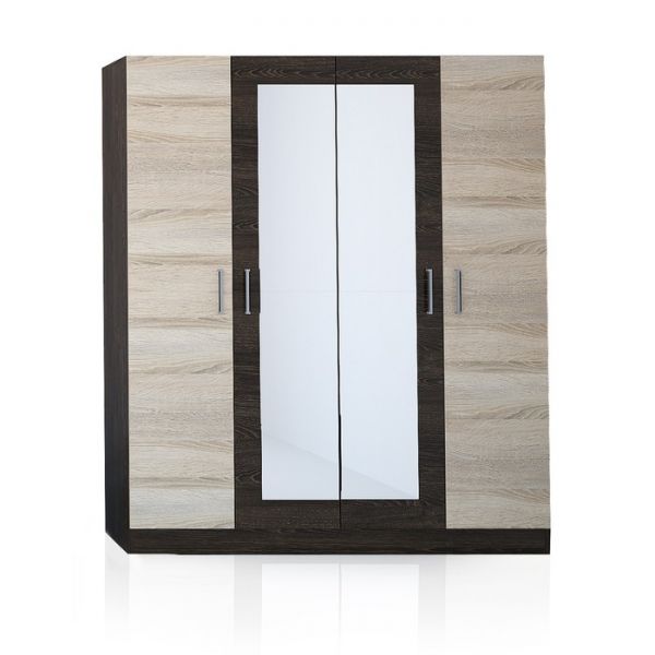 Шкаф «Уют-1», 4 створки, цвет кантербери-сонома