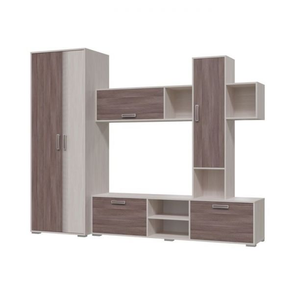 Стенка КУБИКА Бодега светлый/темный