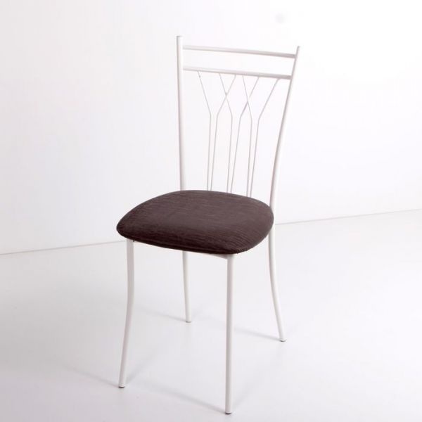 Стул на металлокаркасе Премьер СТ белый/белый