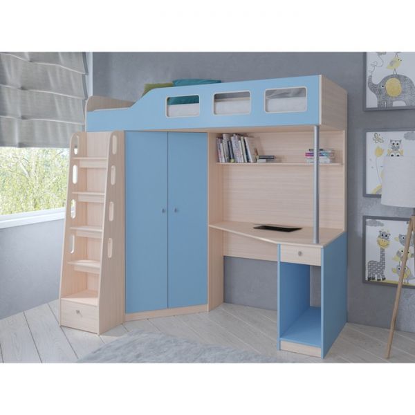 Детский комплекс «Астра 7», цвет дуб молочный/дуб молочный