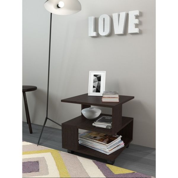 Стол журнальный «Уфимка», 450 ? 450 ? 465 мм, цвет венге