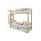 Детская двухъярусная кровать Бельмарко Svogen натура