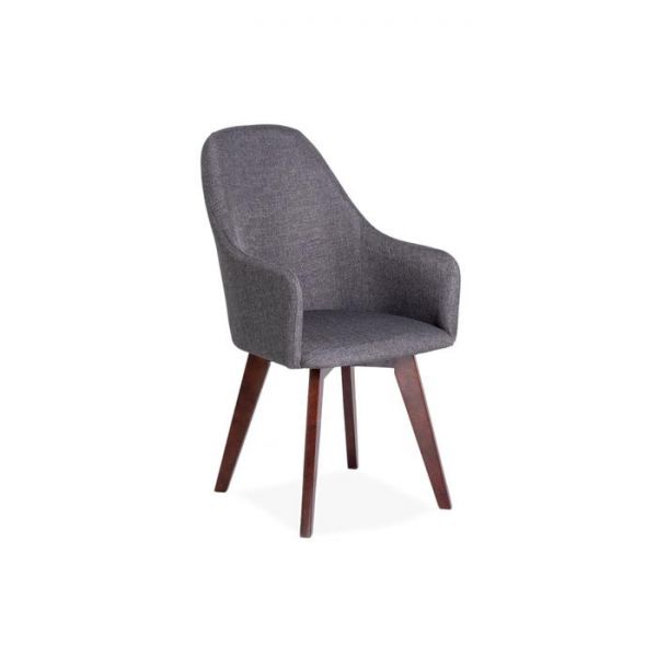 Стул Дэгни Мидеа 16 серый/ Стандарт массив Черешня