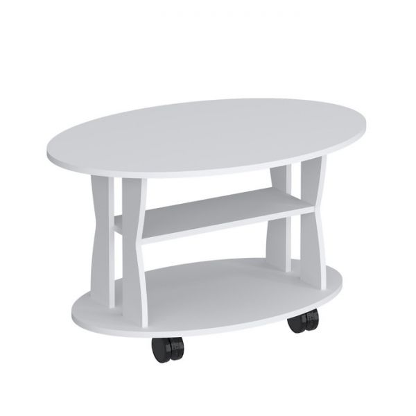 Стол журнальный 2, 900 ? 600 ? 515 мм, цвет белый