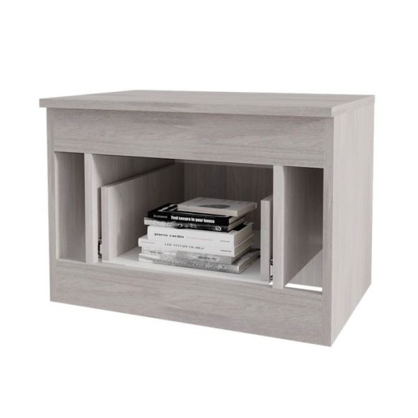 Тумба прикроватная Монако 564х372х400 ясень белый/F12