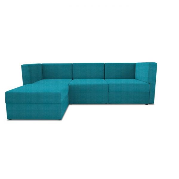 Диван модульный угловой «Бергамо», четыре секции, велюр, цвет shaggy linen