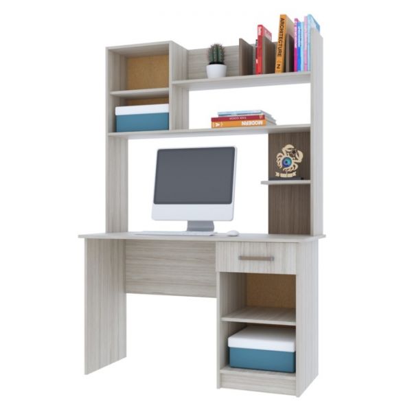 Стол письменный Хогвартс, 1230х555х1815, Ясень шимо светлый/Ясень шимо темный