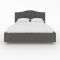 Кровать «Ротонда» с ПМ, 140 ? 200 см, ортопедическое основание, цвет Star Velvet 16 Grey