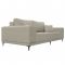 Прямой диван «Льюес», без механизма, рогожка, цвет бежевый