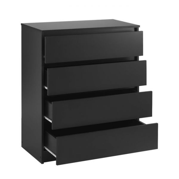 Комод с 4-мя ящиками Бетти, 800х420х1000, Черный