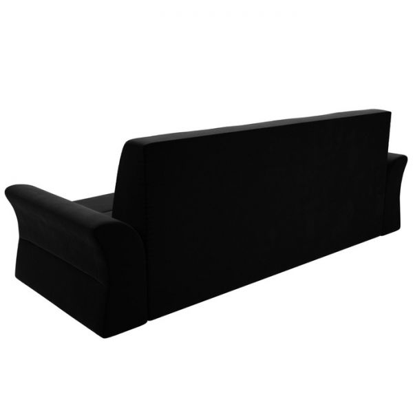 Прямой диван «Клайд», механизм дельфин, микровельвет, цвет бежевый