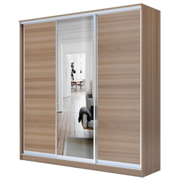 Шкаф-купе Хит-22-18/2-151, 1800x620x2200, Ясень шимо тёмный