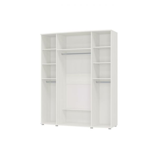 Шкаф 4-х дверный АМЕЛИ 1805х590х2220 Рамух Белый