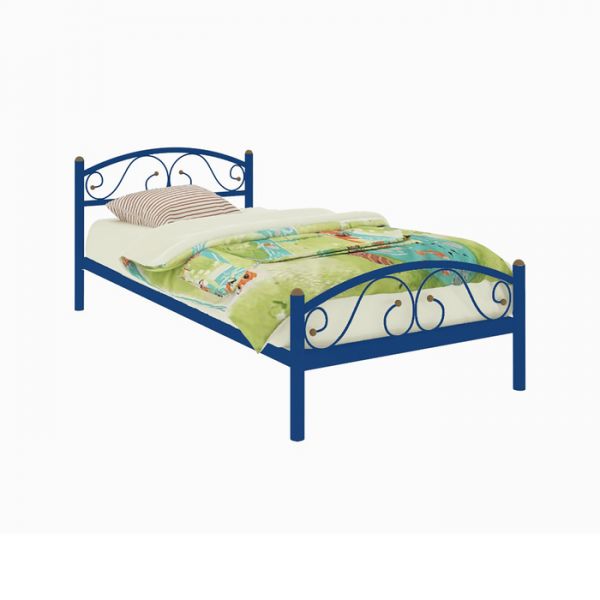 Кровать «Вероника Мини Плюс», 200 ? 80 cм, каркас синий