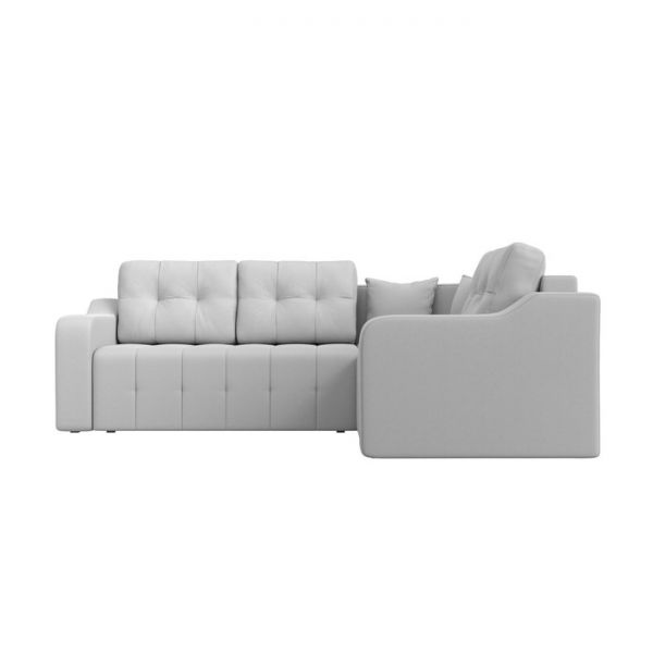 Угловой диван «Кембридж», механизм еврокнижка, экокожа, цвет бежевый