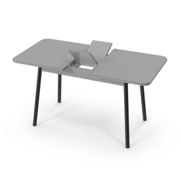 Стол раздвижной SUPER, 1150 (1450) ? 700 ? 720 мм, цвет матовый бежевый / ножки B1 бежевые