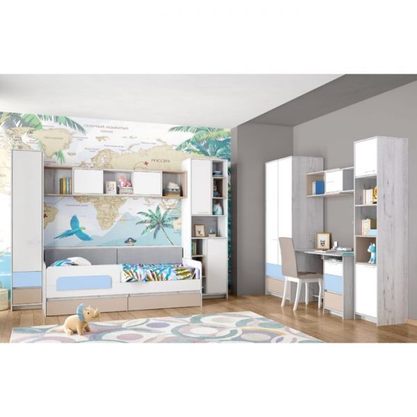 Кровать-тахта с подушками «Зефир № 800.4», 1600 ? 800 мм, цвет дуб эльза / мокко