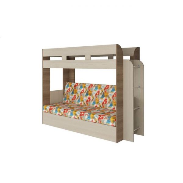 Кровать Карамель-75 1900х800 Ясень Шимо светлый/Ясень шимо темный