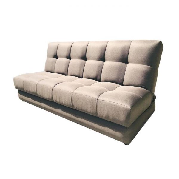 Диван прямой «Бук», механизм книжка, цвет рогожка шоколад