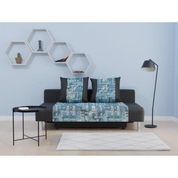 Диван «Марлин», бельевой ящик, еврокнижка, ППУ, цвет амстердам сепия