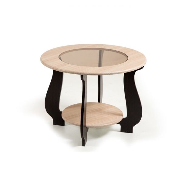 Стол журнальный СЖ-24, 700x700x520, Дуб