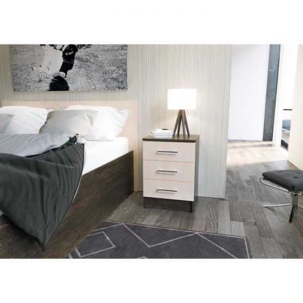 Тумба прикроватная ТП-1 400х380х560 Венге/дуб молочный