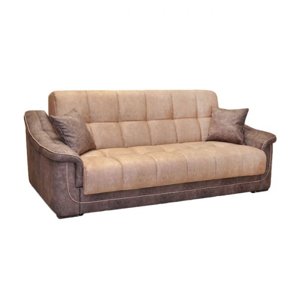 Диван "Кристалл" ткань Эффект грей/Эффект дарк грей