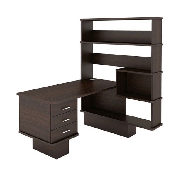 Стол компьютерный «СР 520», 1272 ? 1450 ? 1710 мм, левый, цвет венге