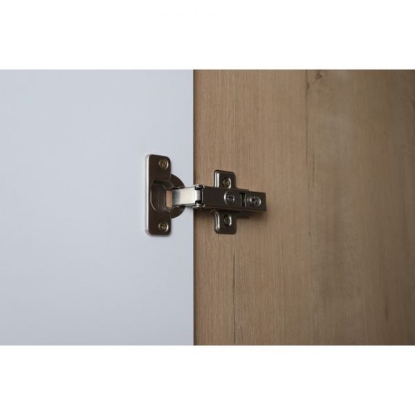 Шкаф 2-х створчатый Кристабель-2 800х550х2230 дуб ирландский/белый матовый/серо-голубой