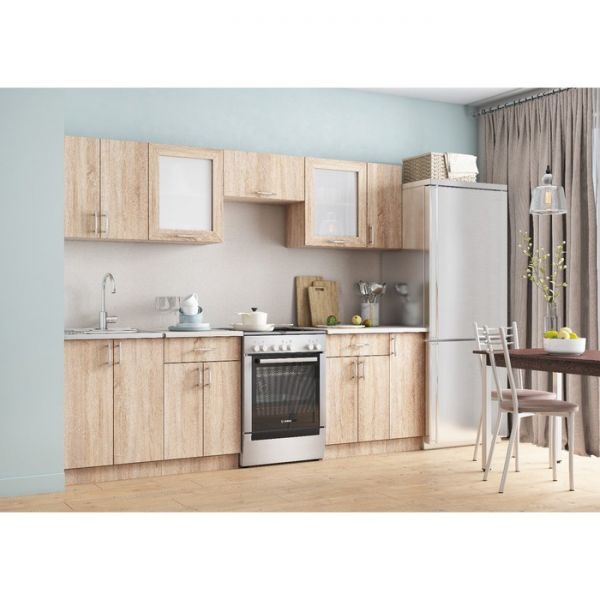 Шкаф напольный с ящиком Легенда-10 600х600х850 Дуб сонома