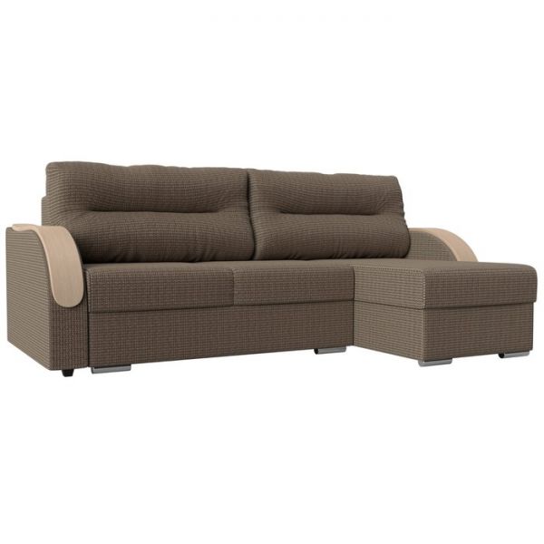Угловой диван «Дарси», механизм еврокнижка, рогожка, цвет корфу 02