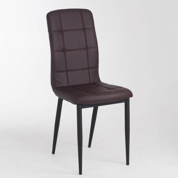 Стул "Квадро" Металл черный/AERO кремовый