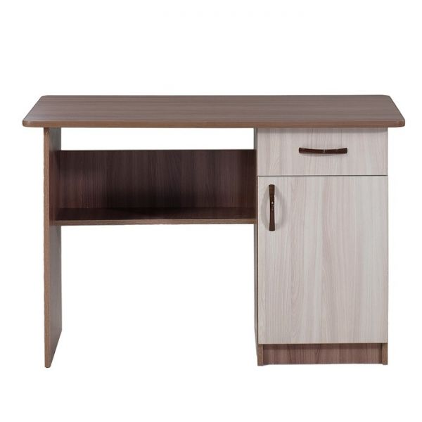 Стол компьютерный СП-1Н, 1100х600х750, ясень шимо светлый/темный