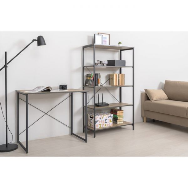 Стол письменный Трувор 12.98, 900х530х750, Дуб гранж песочный/Интра