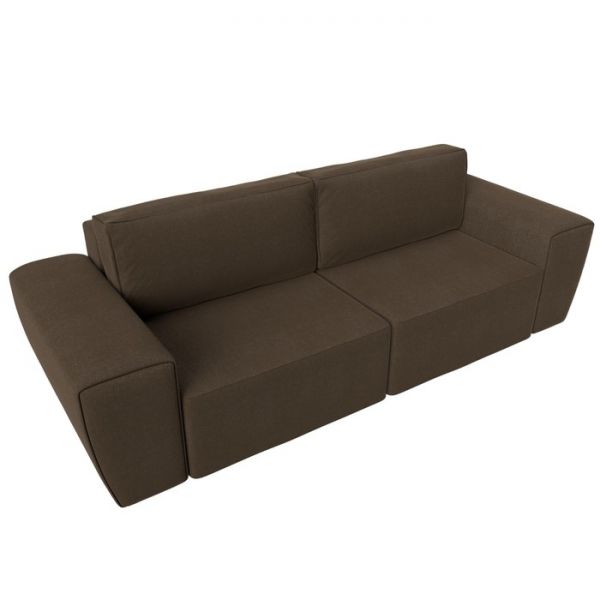 Прямой диван «Беккер», механизм еврокнижка, рогожка, цвет бежевый