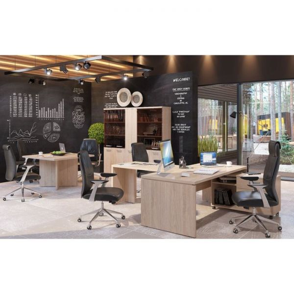 Стол руководителя TORR-Z TCT 209R, дуб девон