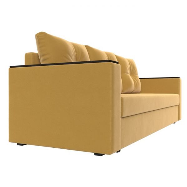 Диван прямой «Атланта лайт», без стола, еврокнижка, микровельвет, цвет бежевый