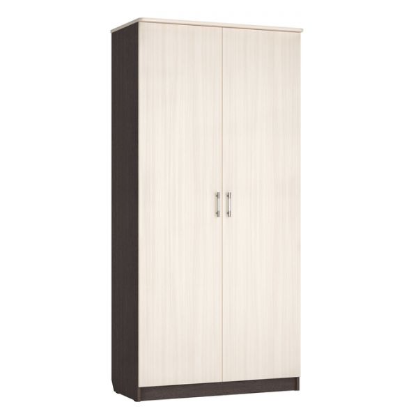 Шкаф 2-х створчатый ШРК-2 2100х1000х550 Дуб выбеленный/Венге