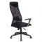 Кресло руководителя  Бюрократ, черный, спинка сетка, KB-8N/BLACK, TW-01 TW-11