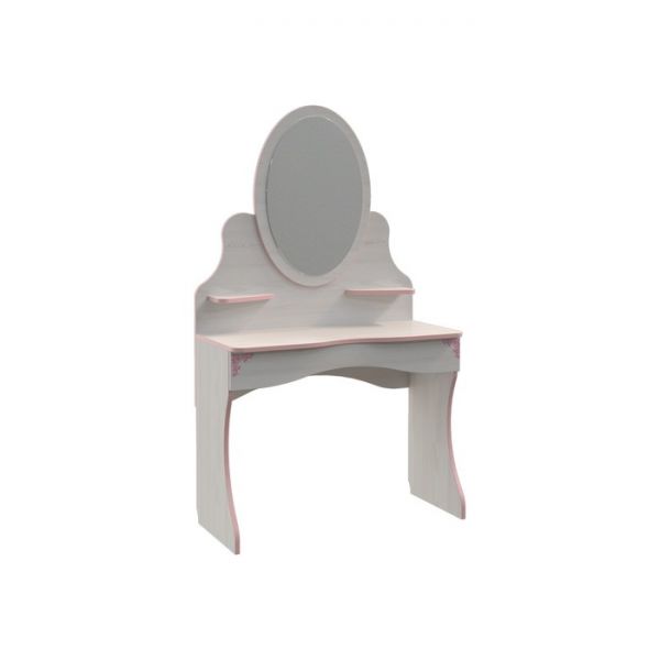 Столик туалетный Ева-1 900х406х1466 белая лиственница