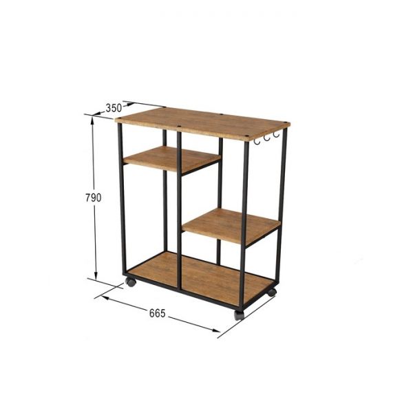 Консоль «Вэстри», 665 ? 350 ? 790 мм, МДФ, цвет дуб американский