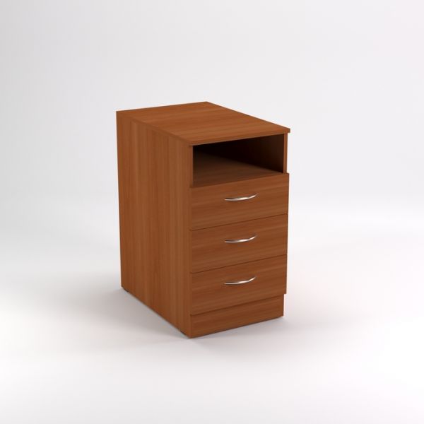 Тумба приставная ТСн4.6(16), 425х600х750 мм, белый шагр