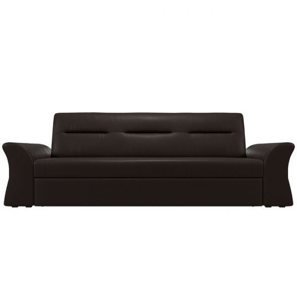 Прямой диван «Клайд», механизм дельфин, экокожа, цвет бежевый