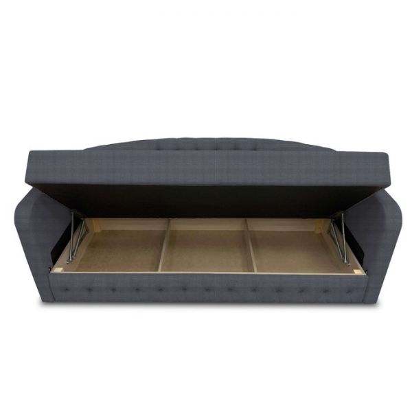 Диван-кровать с каретной стяжкой «Гарвард 2», велюр, цвет shaggy wine