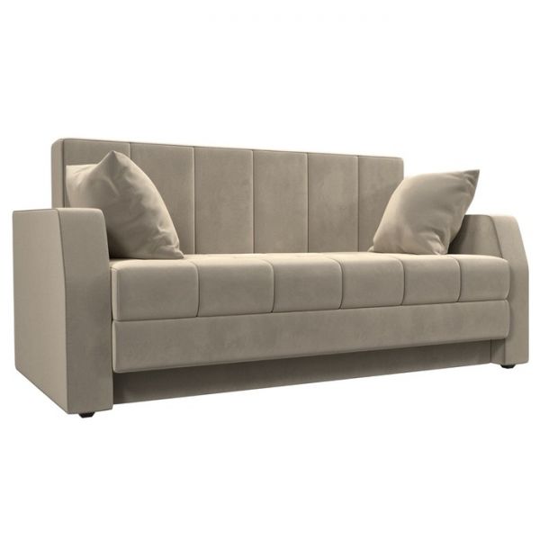 Диван прямой «Малютка», механизм выкатной, экокожа, цвет бежевый